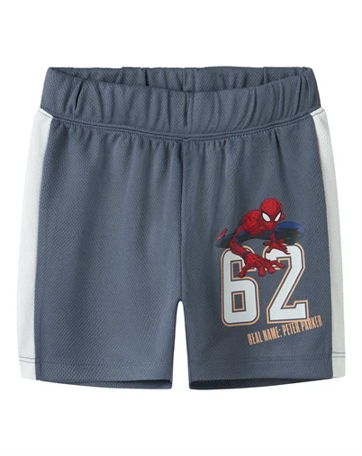 Name it - NMMAnri Spider Long Poly Shorts - Vintage Indigo